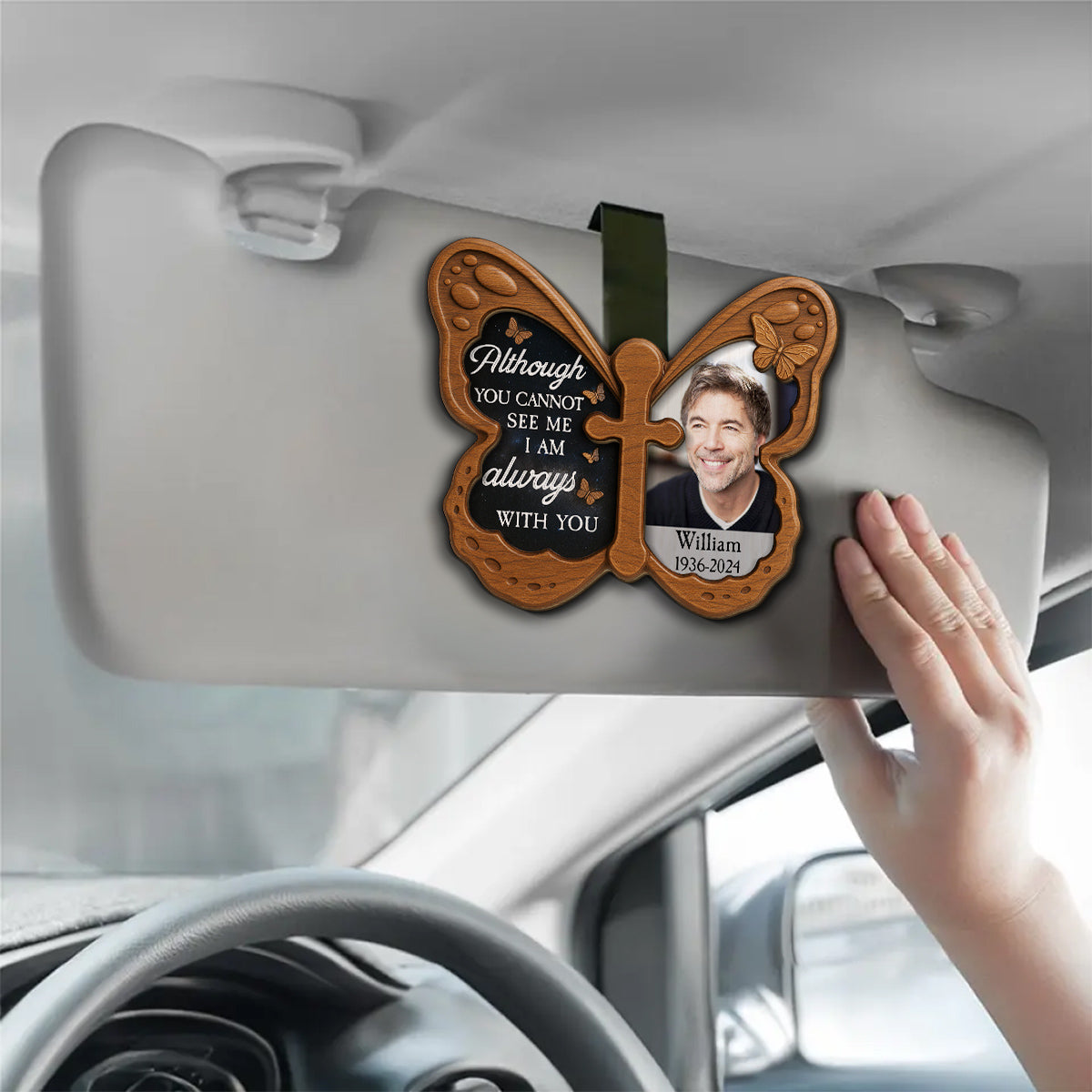 You Cannot See Me - Personalized Custom Car Visor Clip