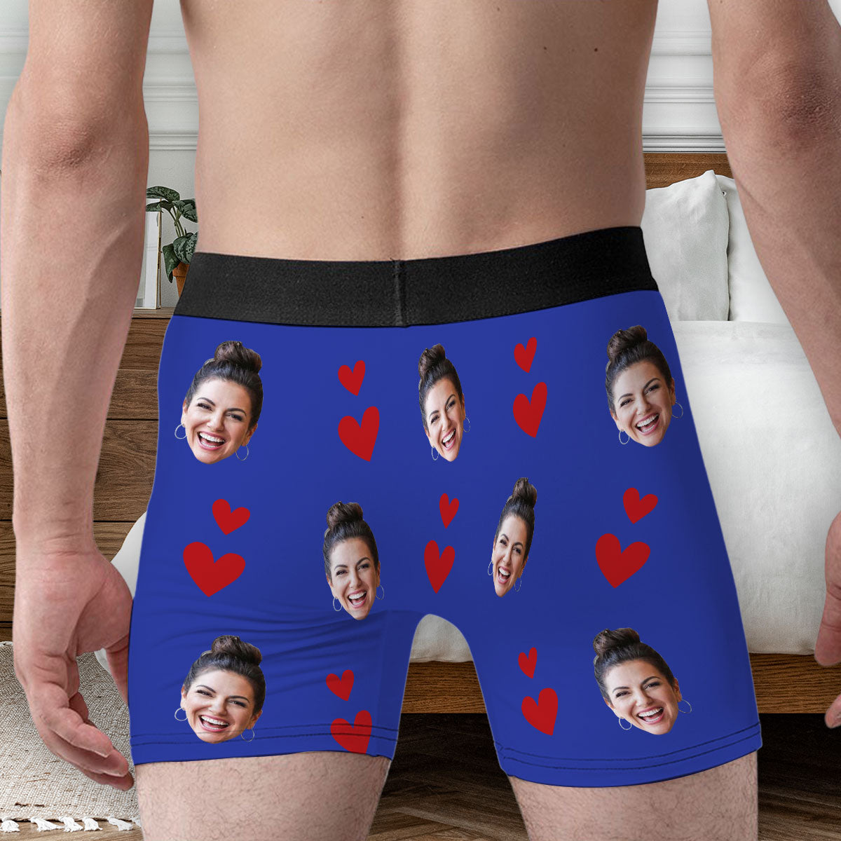 It's Mine - Personalized Photo Men's Boxer Briefs