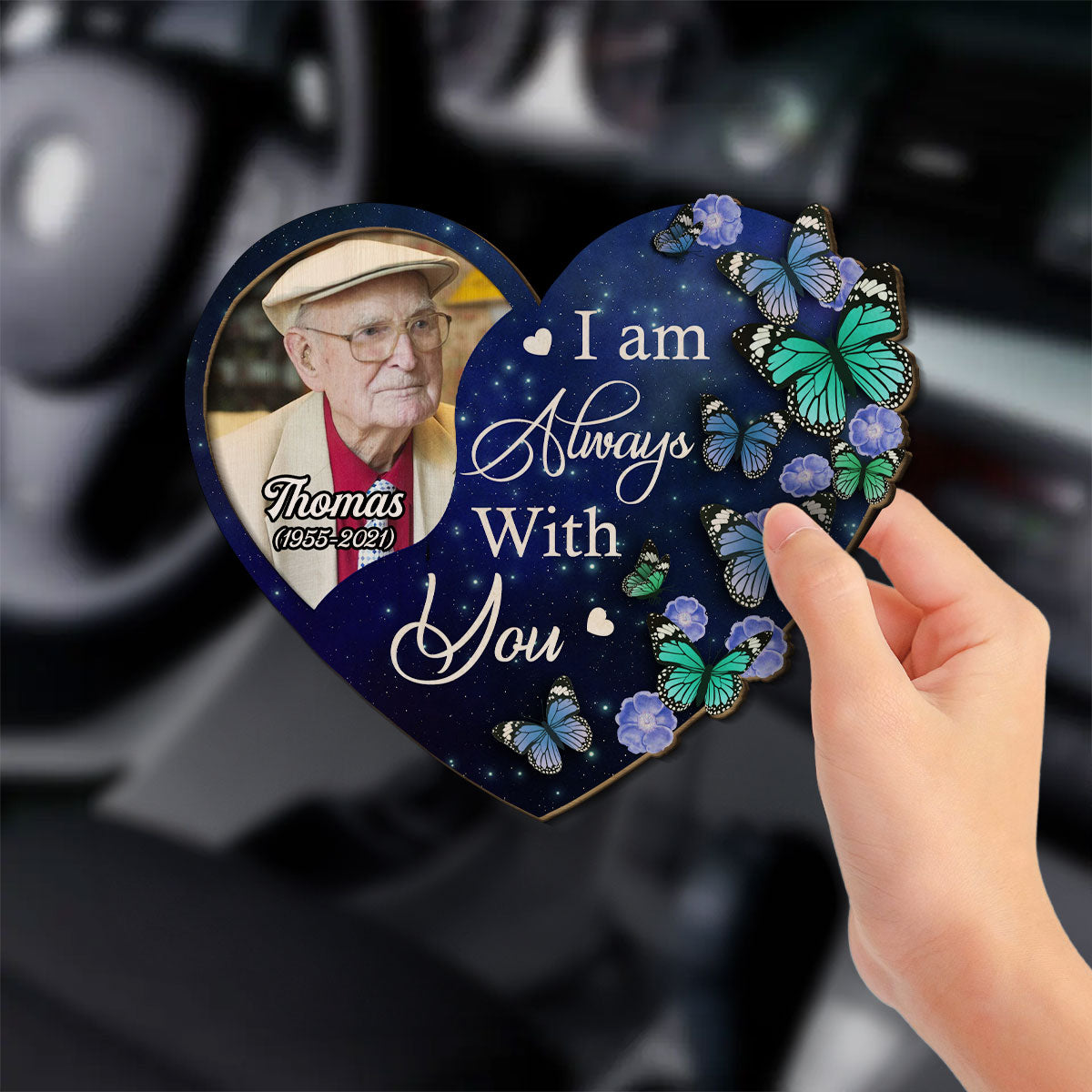 On My Mind - Personalized Custom Car Visor Clip