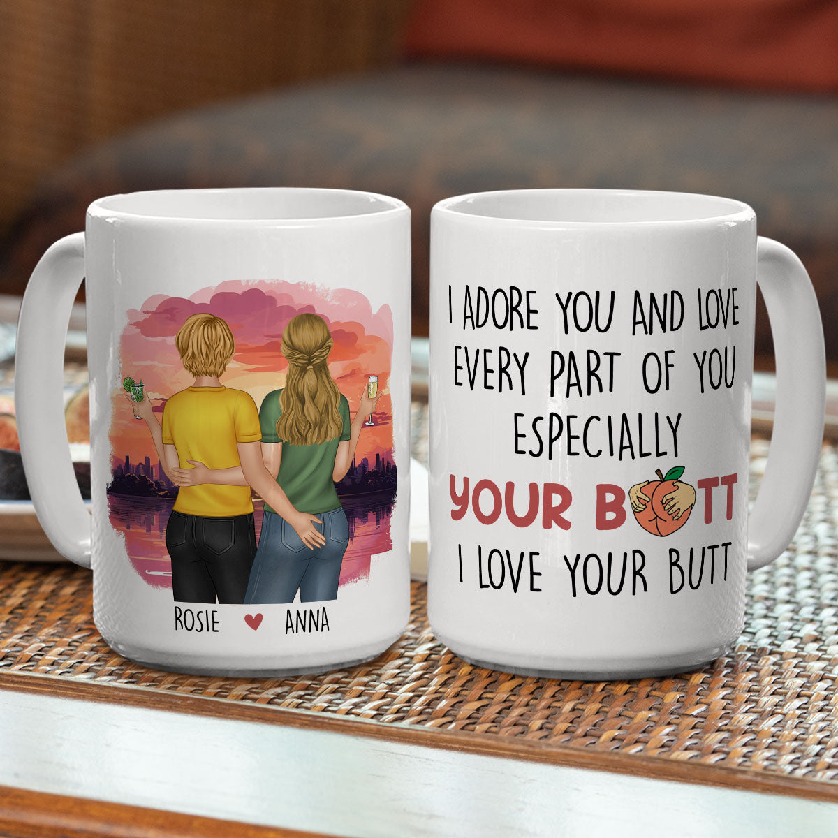 Every Part Of You - Personalized Custom Coffee Mug