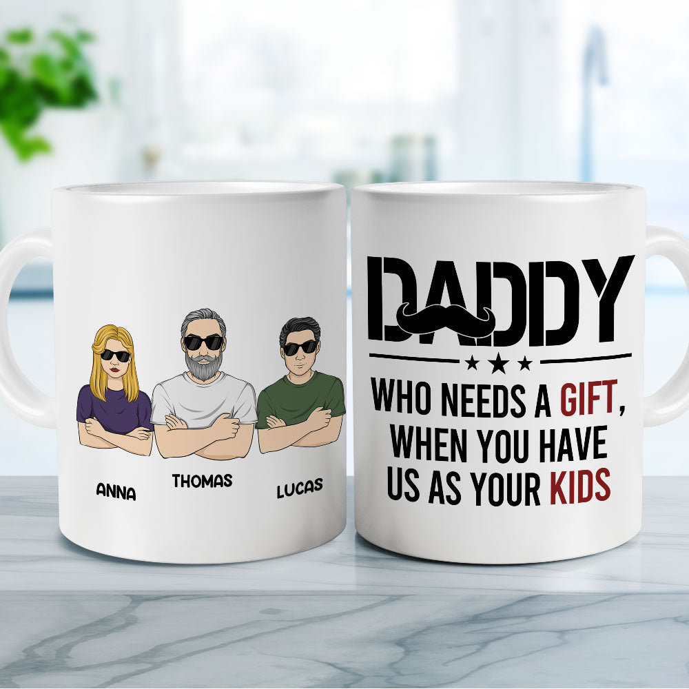 Big Gift For Daddy - Personalized Custom Coffee Mug