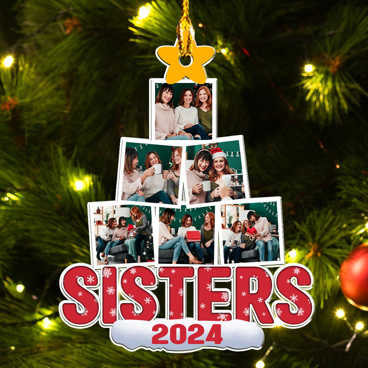 Besties 2024 - Personalized Custom Acrylic Ornament