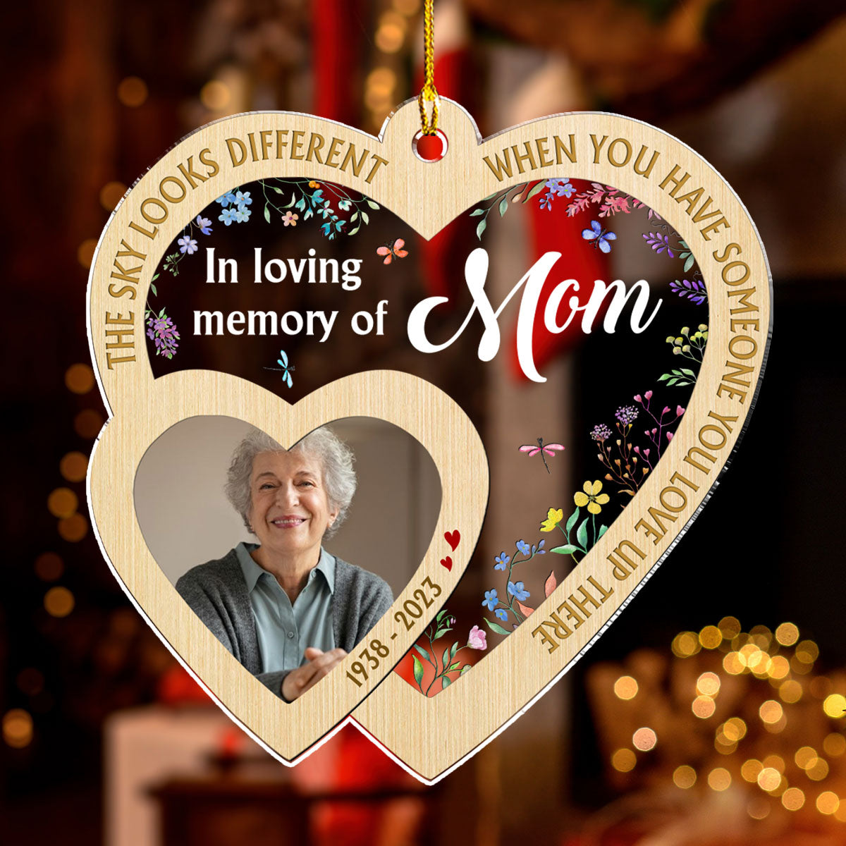 The Sky Looks Different - Personalized Custom Acrylic Ornament