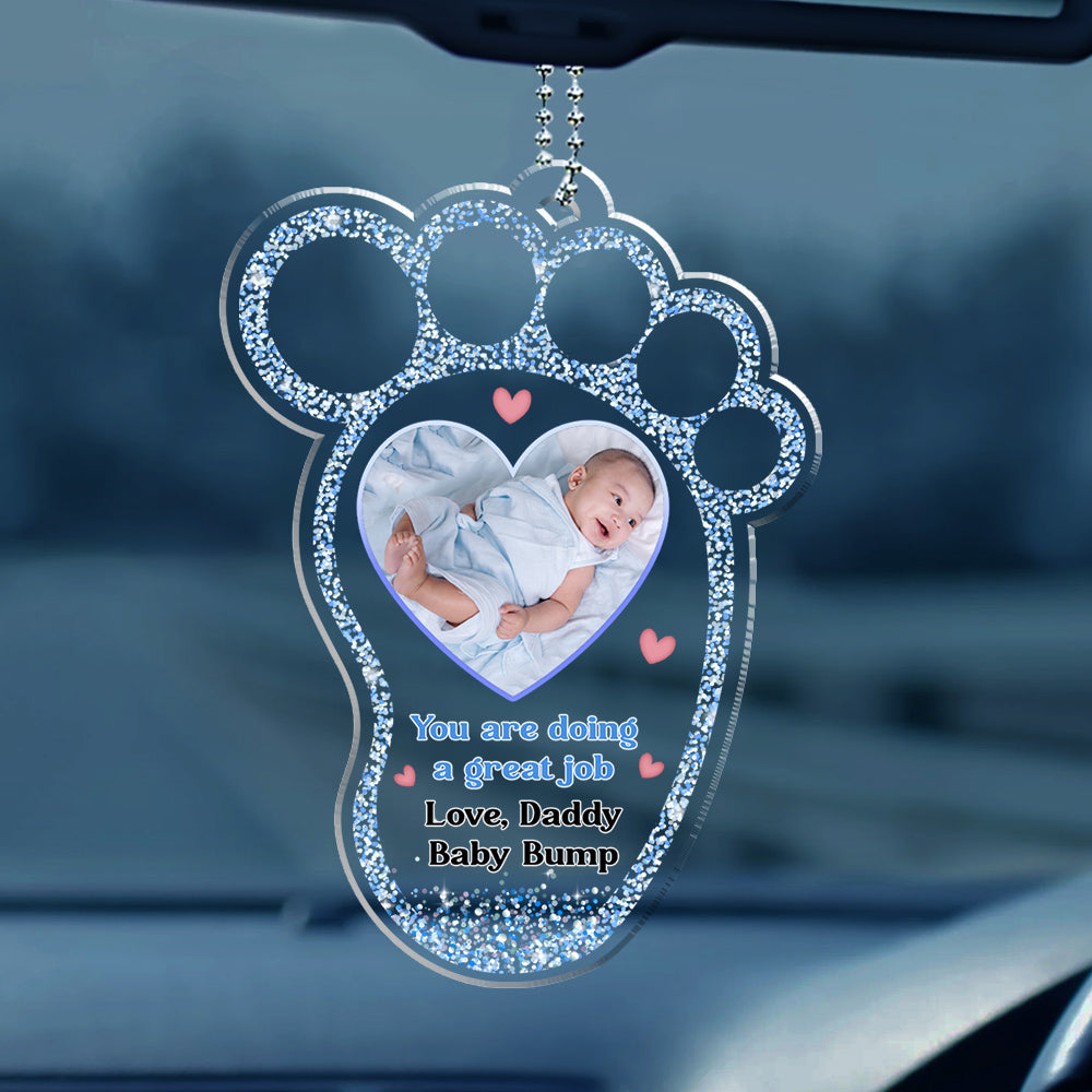 I Love You So Much - Personalized Acrylic Car Ornament