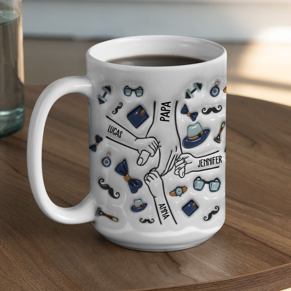 You Holding Hands - Personalized Custom 3D Inflated Effect Mug
