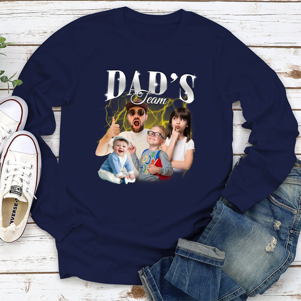 Team Of Daddy - Personalized Custom Shirt