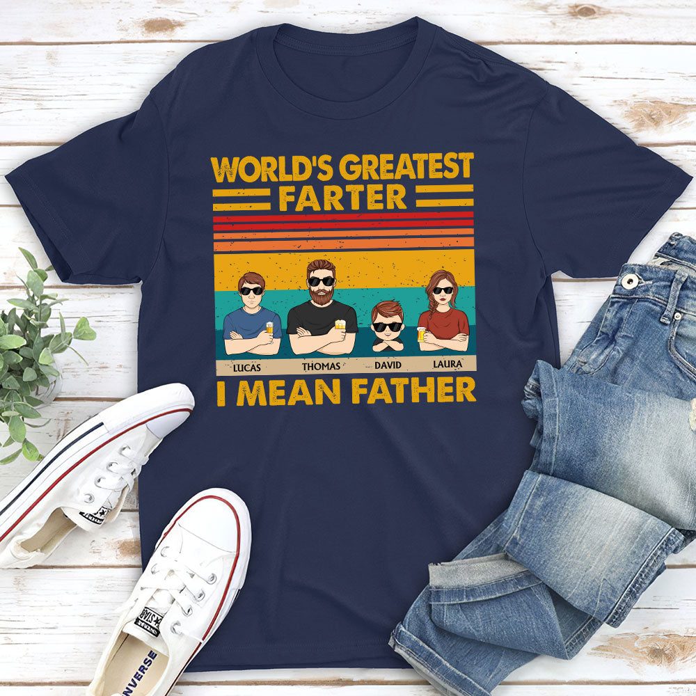 Greatest Of World Farter - Personalized Custom Shirt