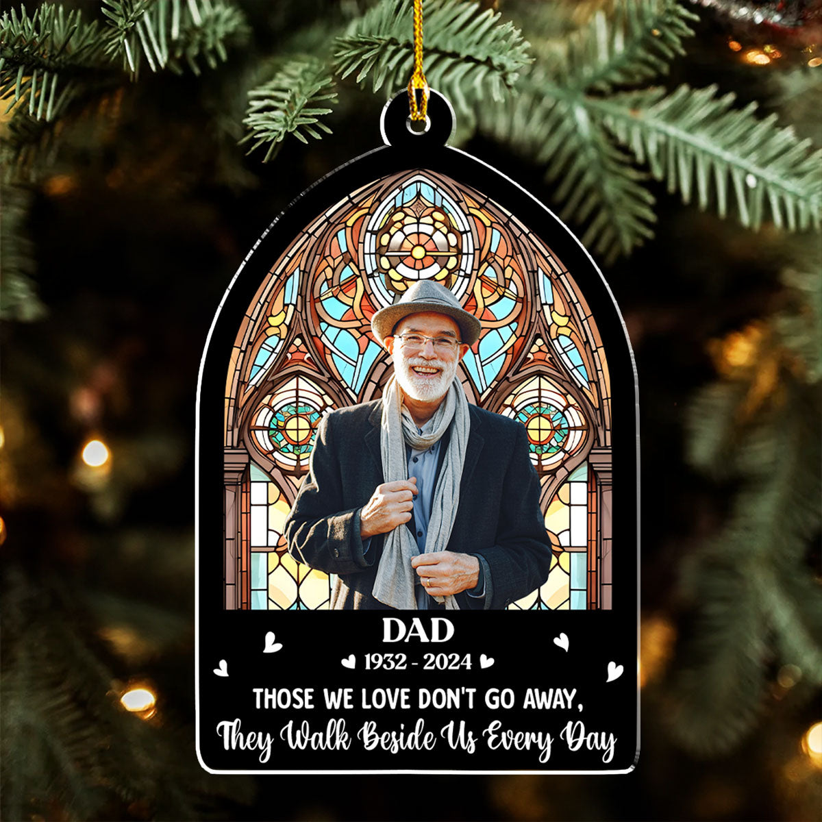 A Little Bit Of Heaven In Our Home - Personalized Custom Acrylic Ornament