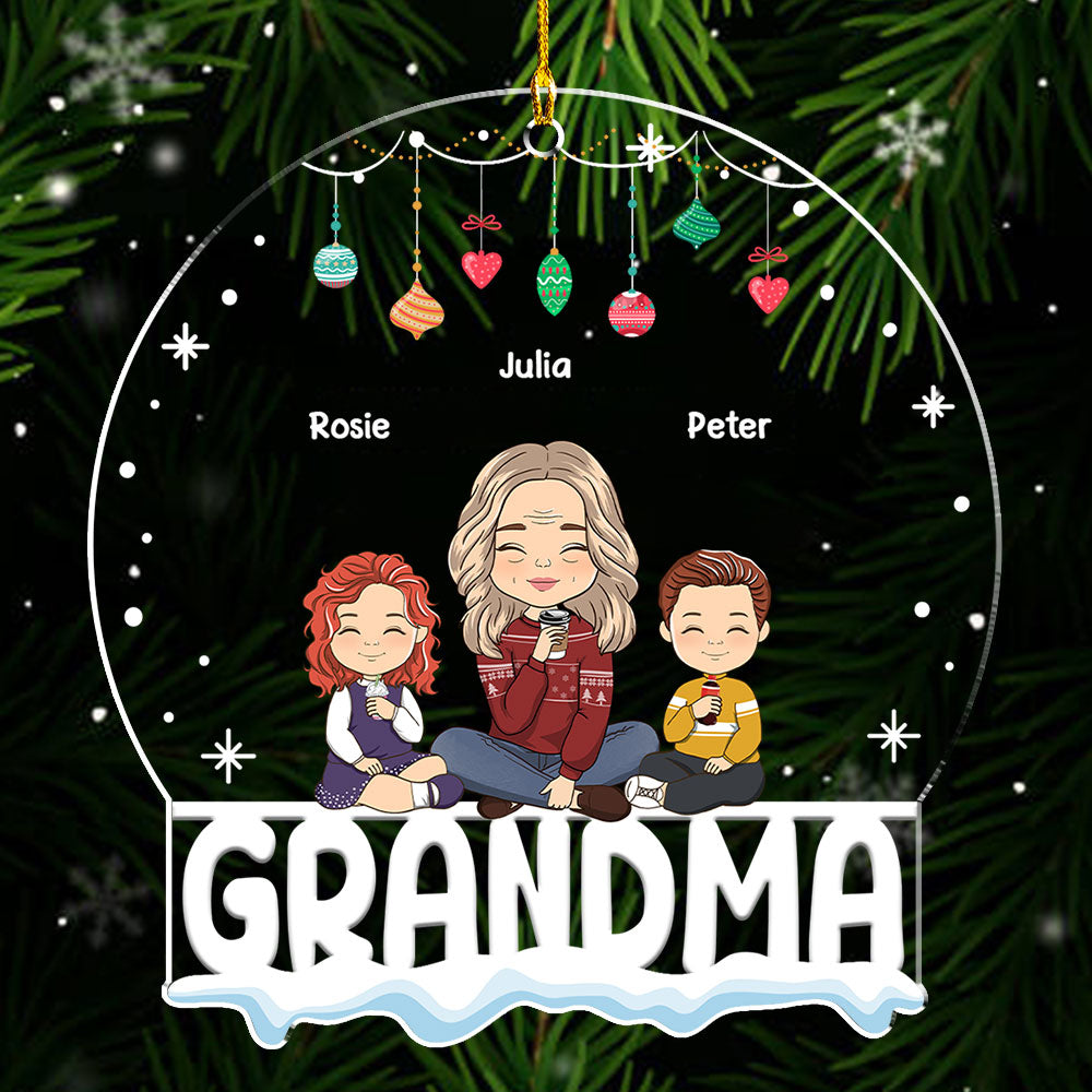 Warmly Christmas - Personalized Custom Acrylic Ornament