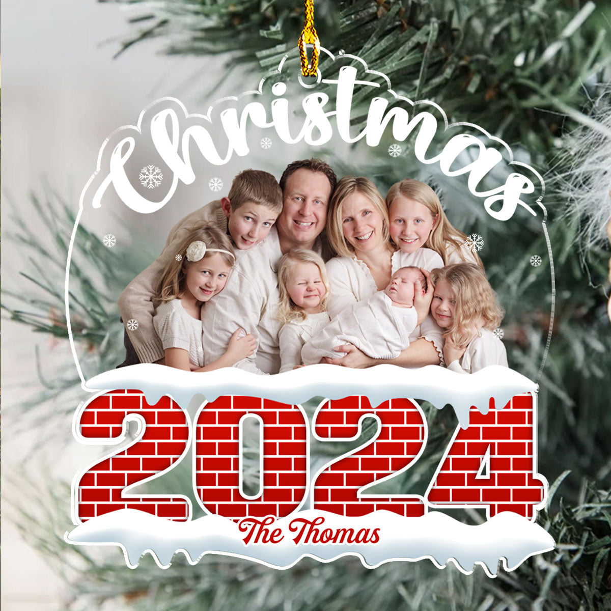 This Is Our Home - Personalized Custom Acrylic Ornament