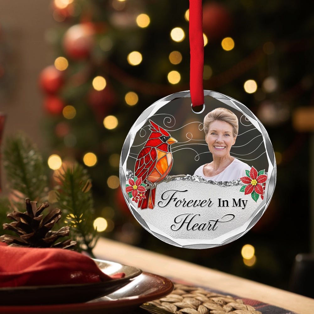 We Are Always With You - Personalized Custom Glass Ornament