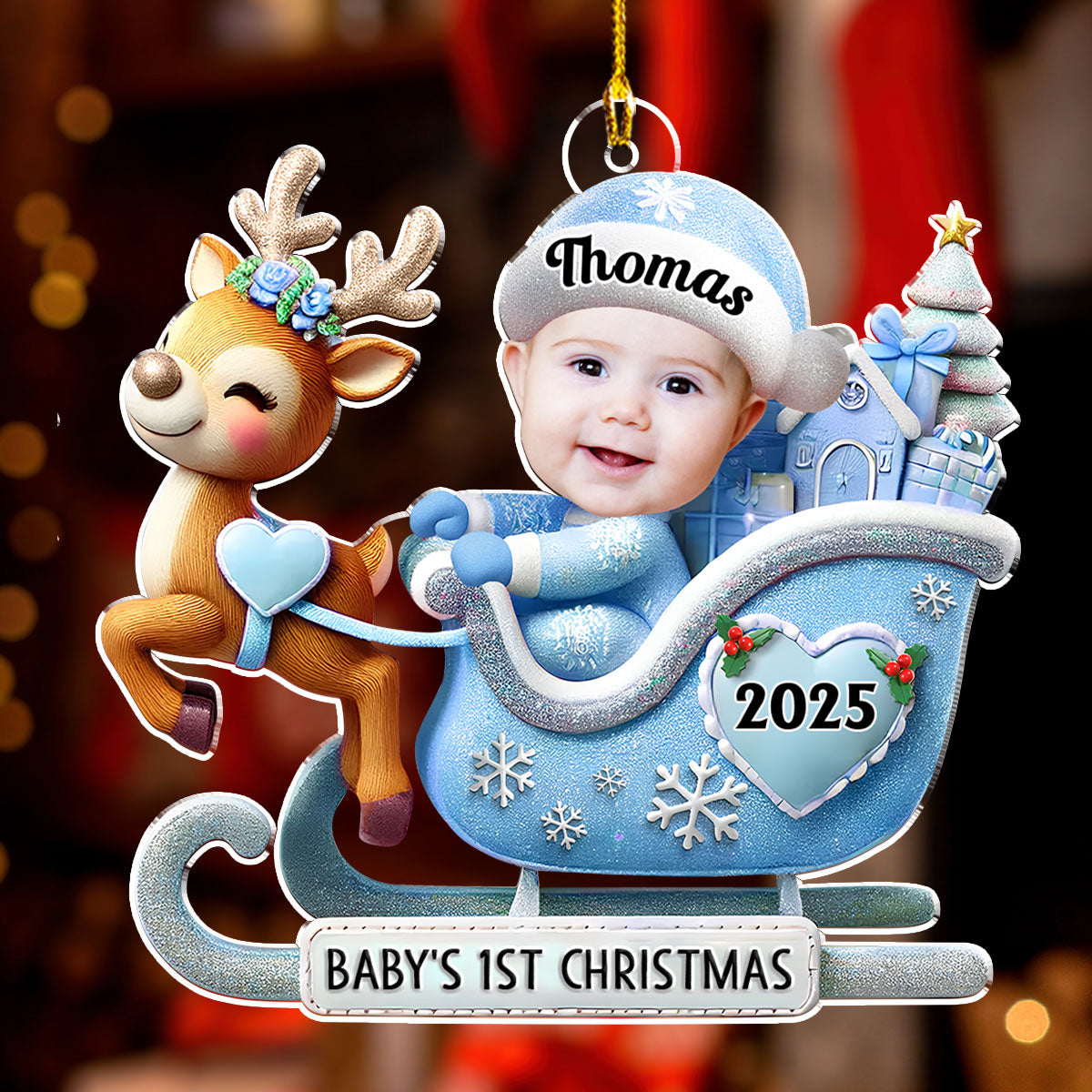 Magical First Christmas - Personalized Custom Acrylic Ornament
