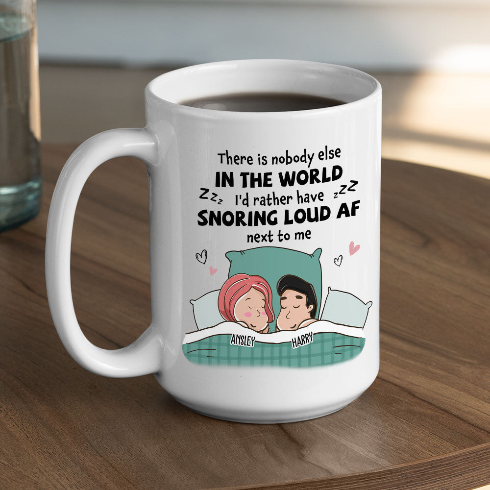 Snoring Af - Personalized Custom Coffee Mug