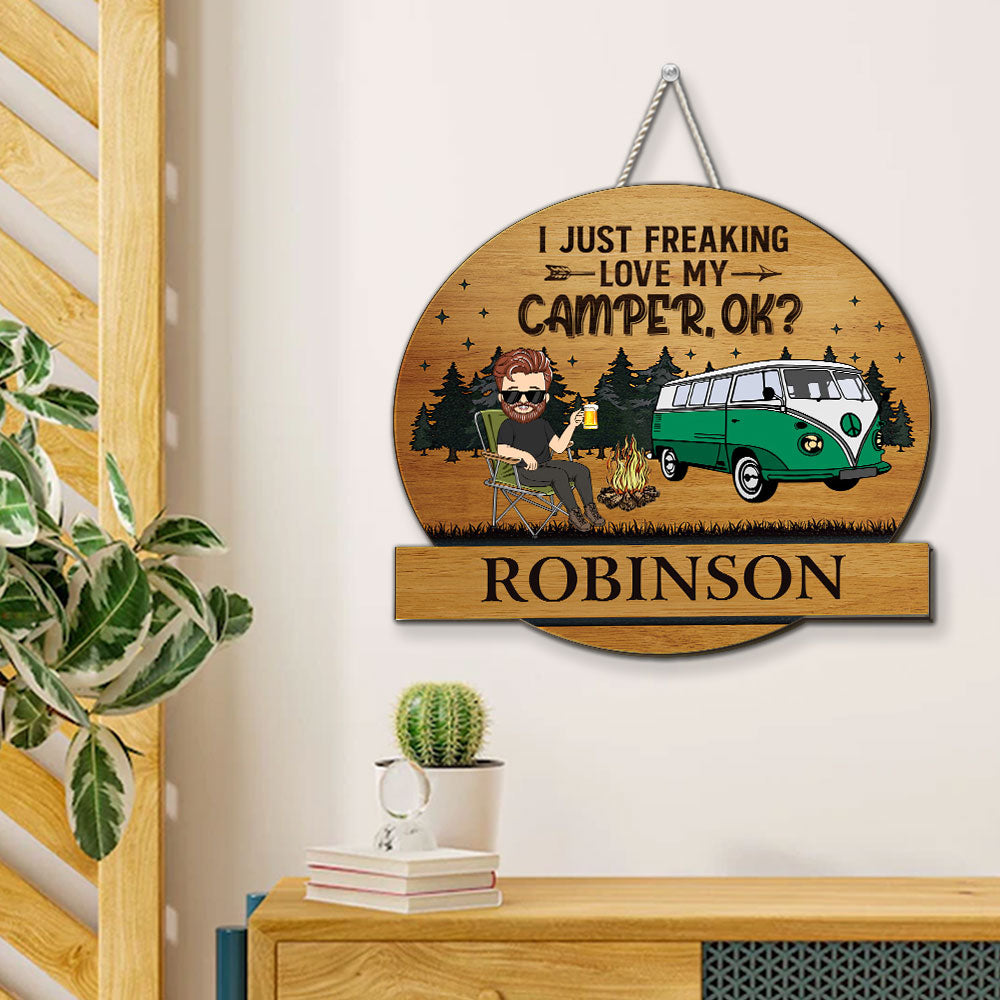 Camping Partners For Life - Personalized Custom Wood Sign