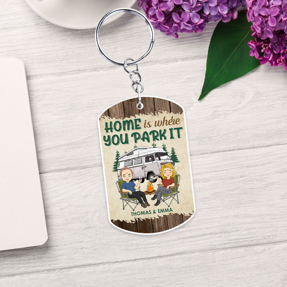 Happy Campers - Personalized Custom Acrylic Keychain