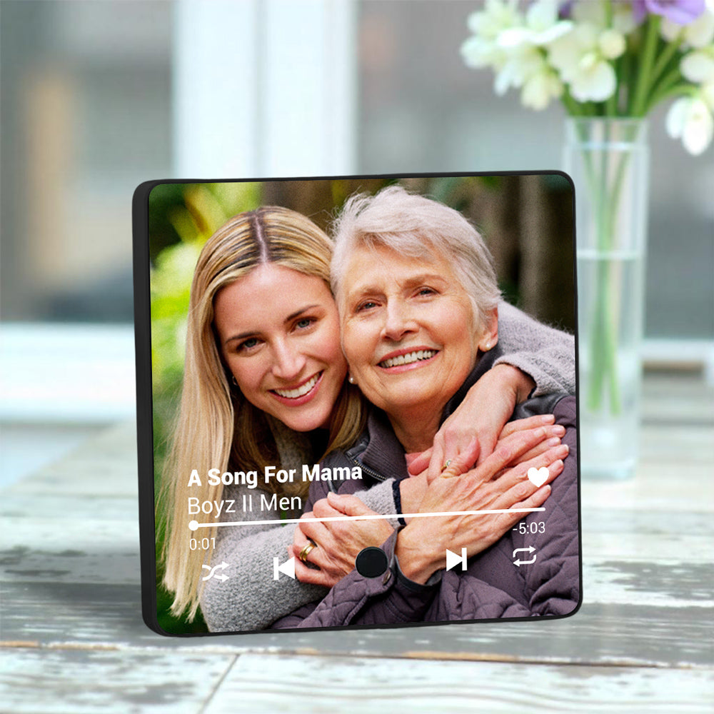 A Song For Mama - Personalized Custom Music Fridge Magnet