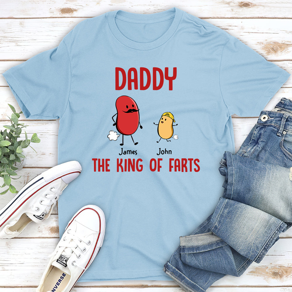 The King Of Farts - Personalized Custom Shirt
