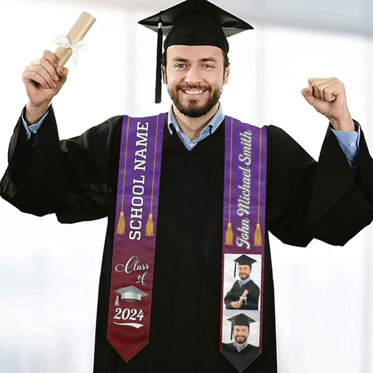 Class Of 2025 - Personalized Custom Graduation Stole