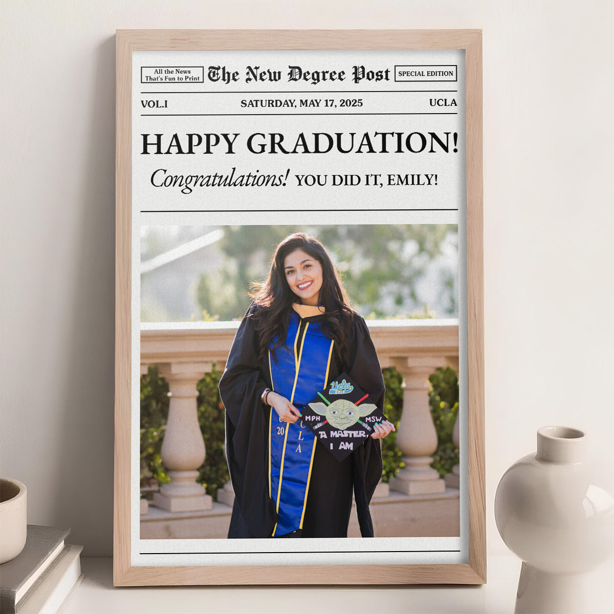 The New Degree Post - Personalized Custom Poster