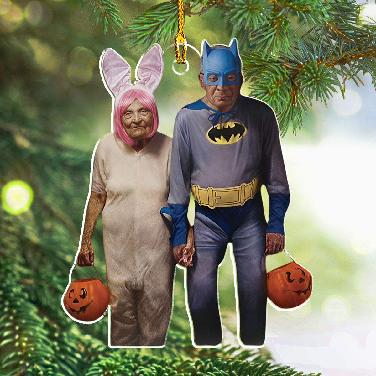 Funny Couple Moment - Personalized Custom Acrylic Ornament