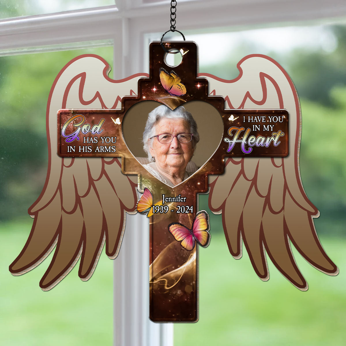 Beside You - Personalized Custom Suncatcher
