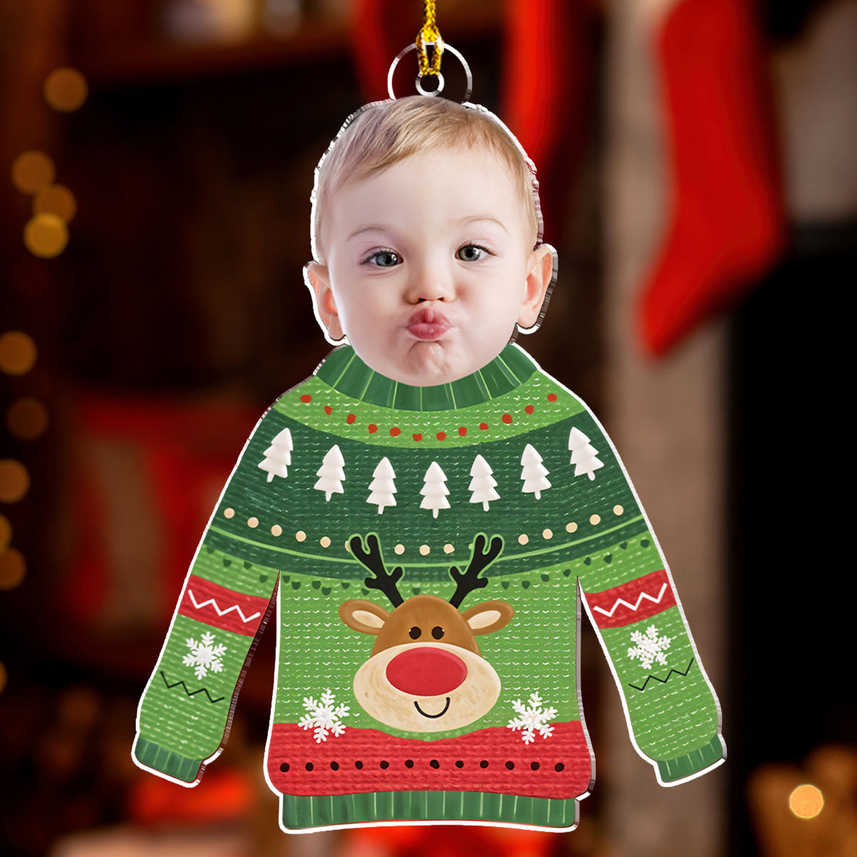 Baby Christmas - Personalized Custom Acrylic Ornament