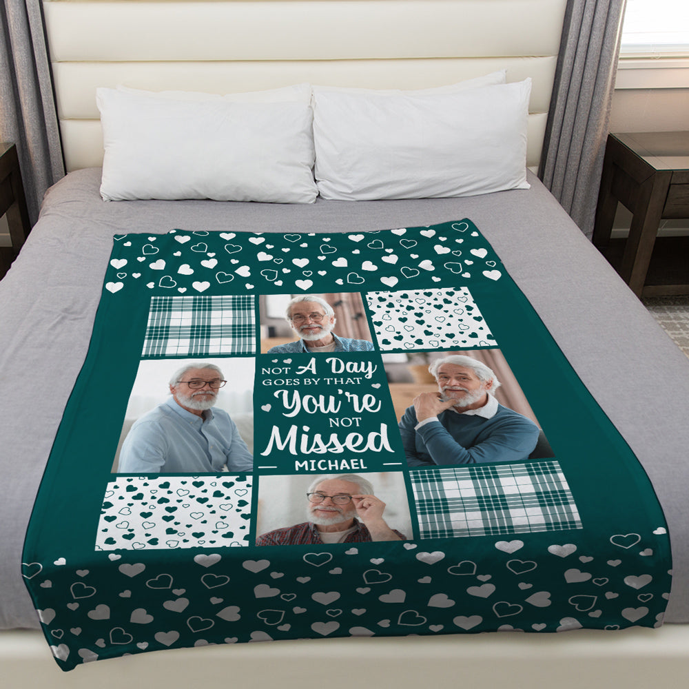 We Miss You - Personalized Custom Fleece Blanket
