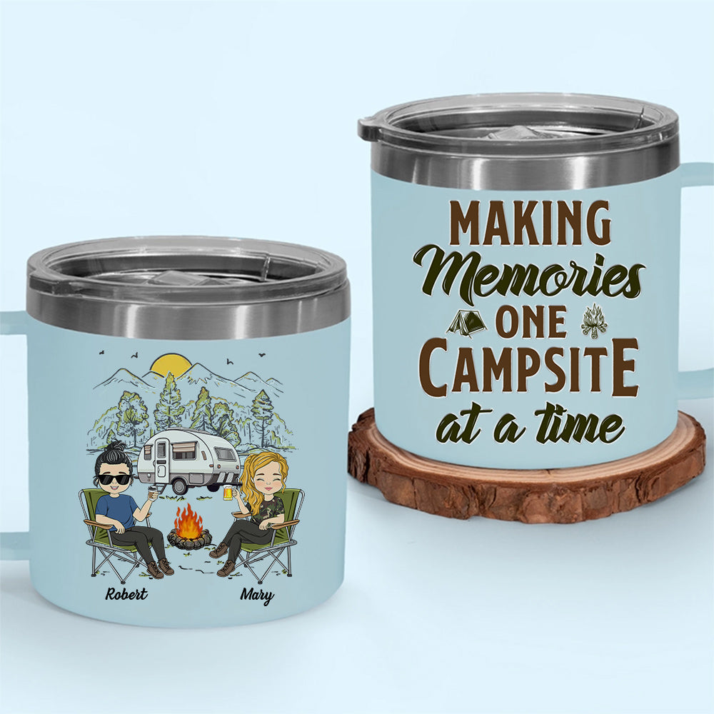Making Memories - Personalized Custom 14oz Stainless Steel Tumbler With Handle