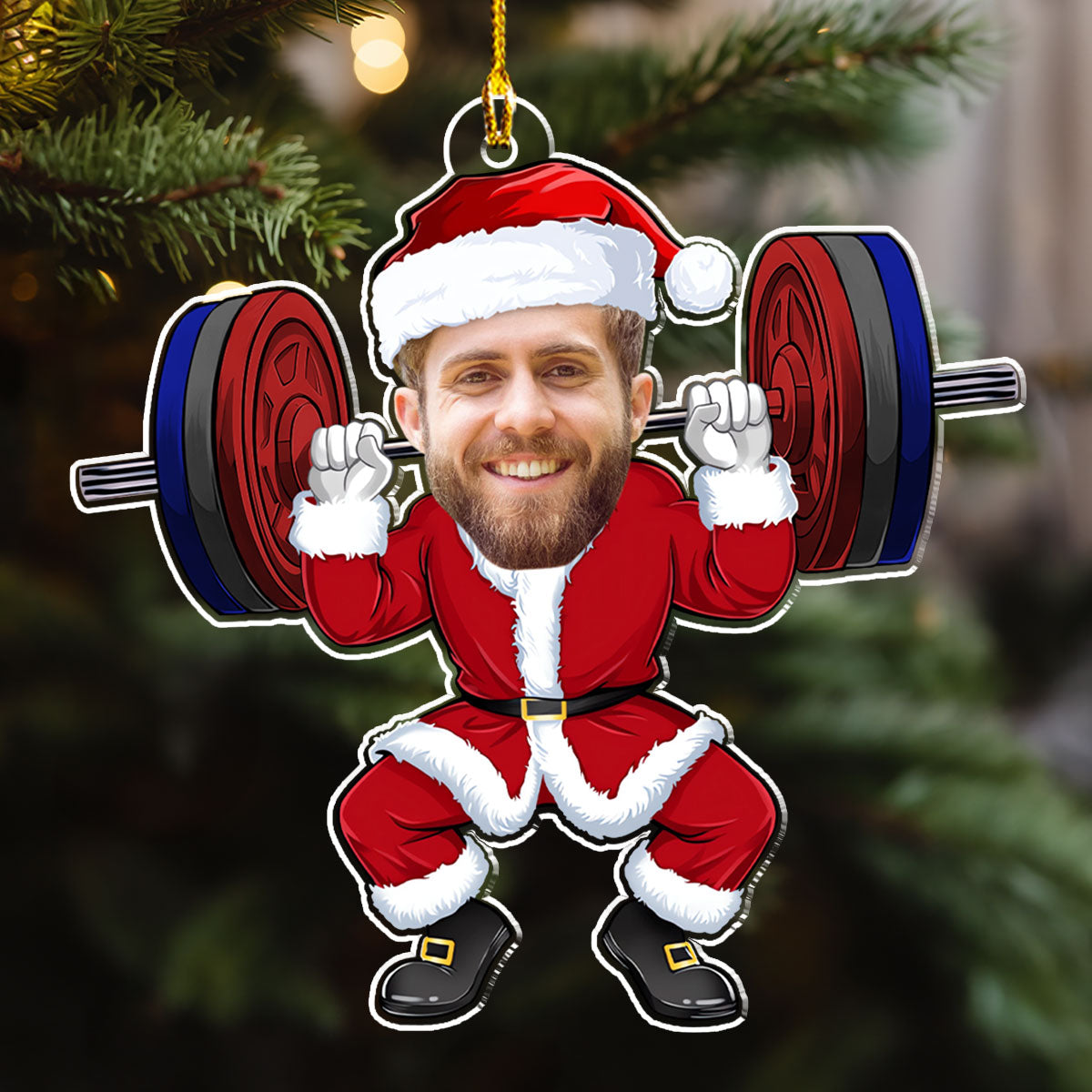 Merry Liftmas - Personalized Custom Acrylic Ornament