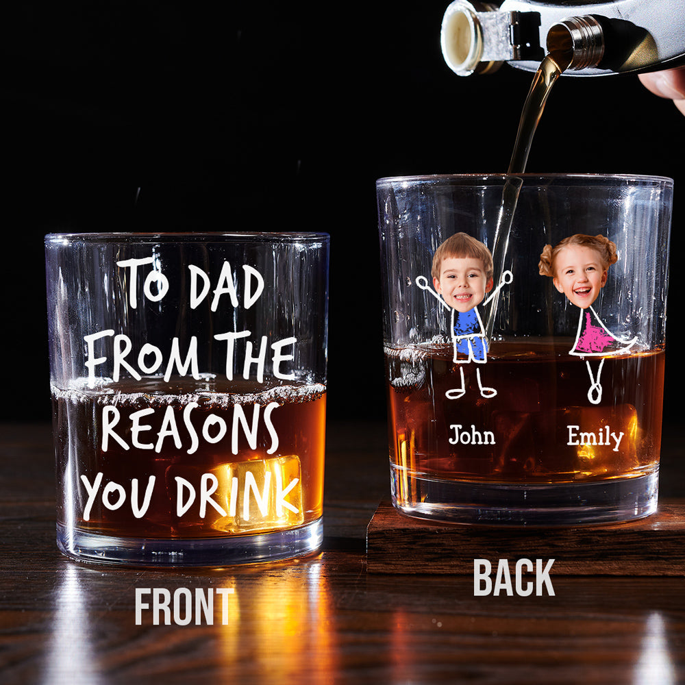 From The Reason You Drink  - Personalized Custom Whiskey Glass