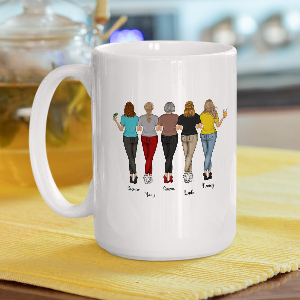 Like Mom Like Daughter Oh Crap - Personalized Custom Coffee Mug