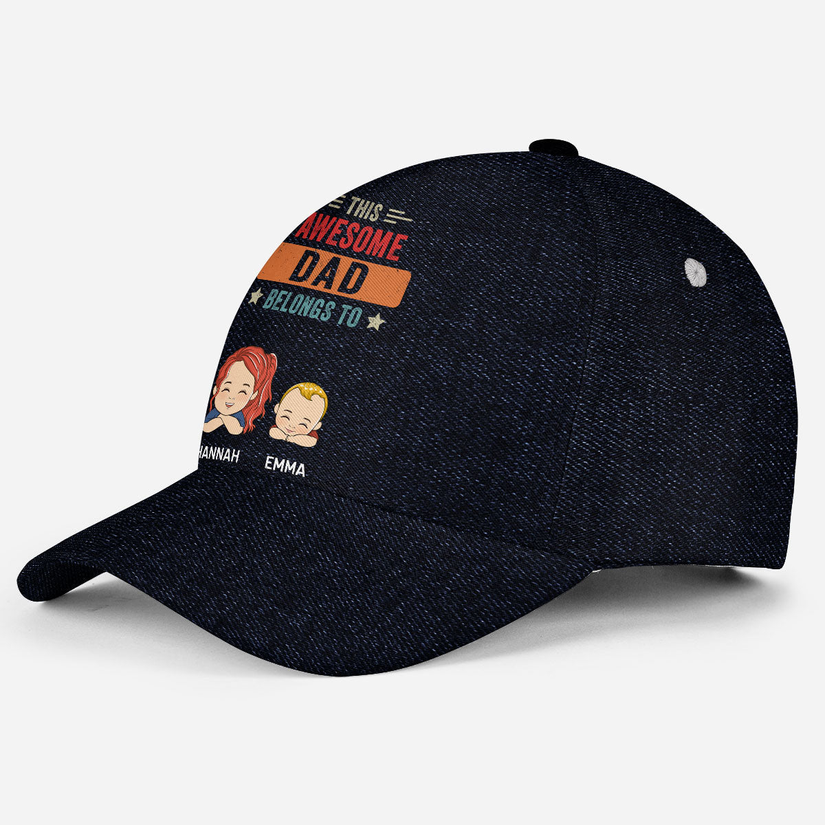 Awesome Daddy - Personalized Classic Cap