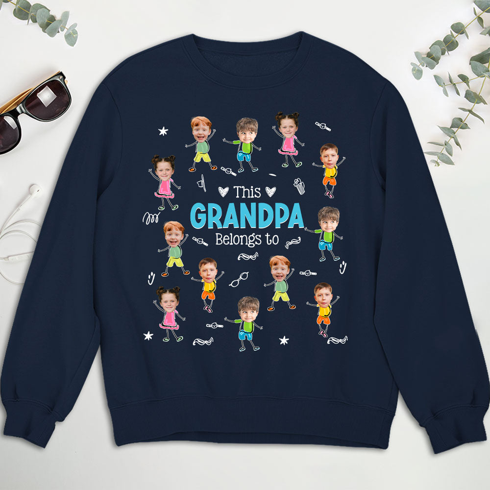 Grandpa This Belongs - Personalized Custom Shirt