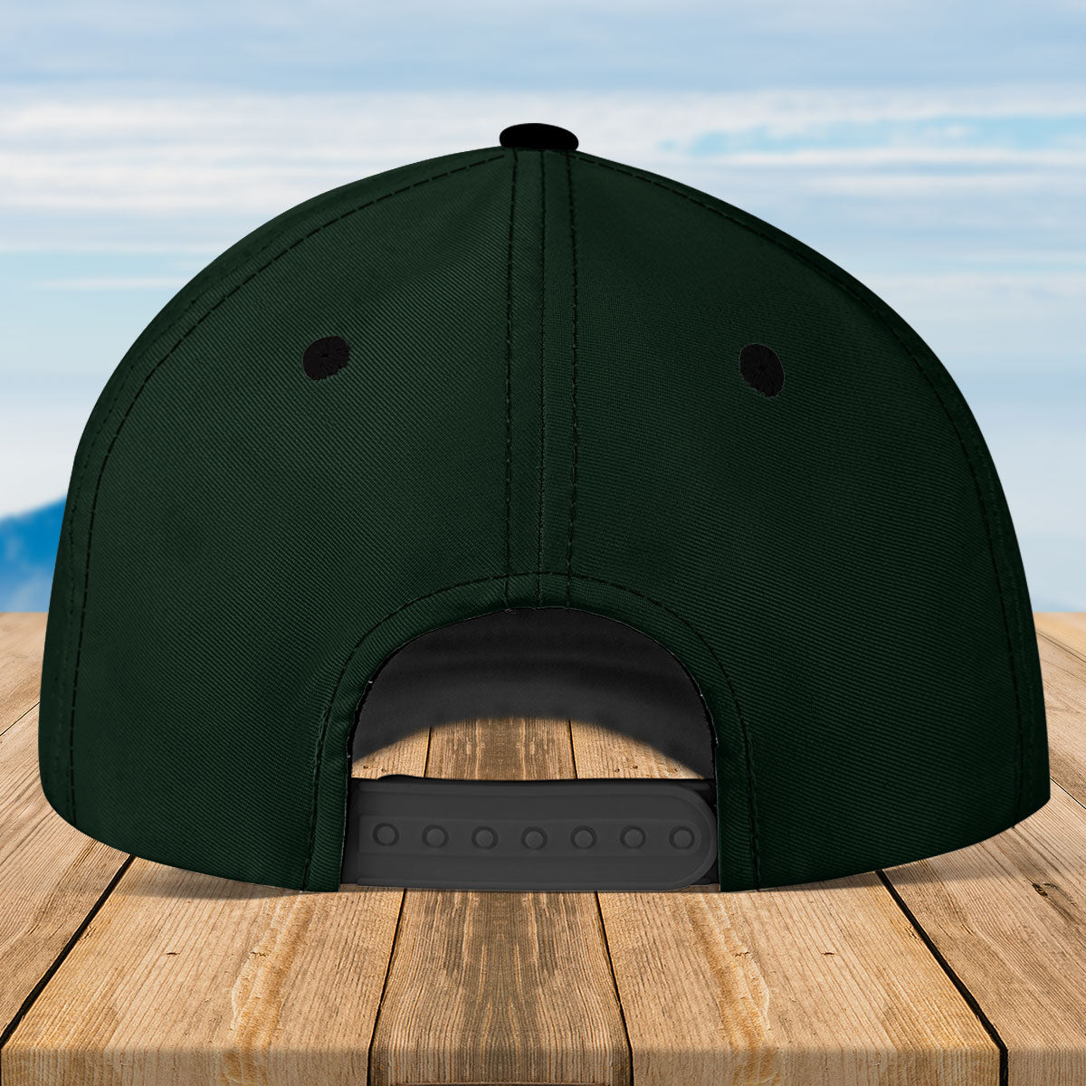 Dad Papa Vintage American Flag - Personalized Classic Cap