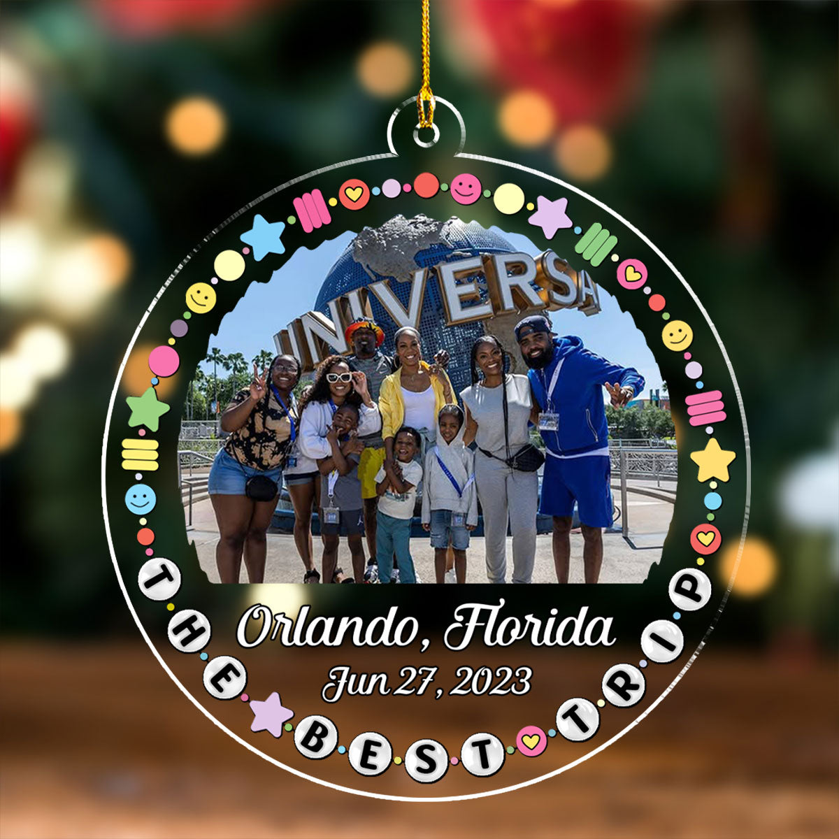 The Best Trip - Personalized Custom Acrylic Ornament