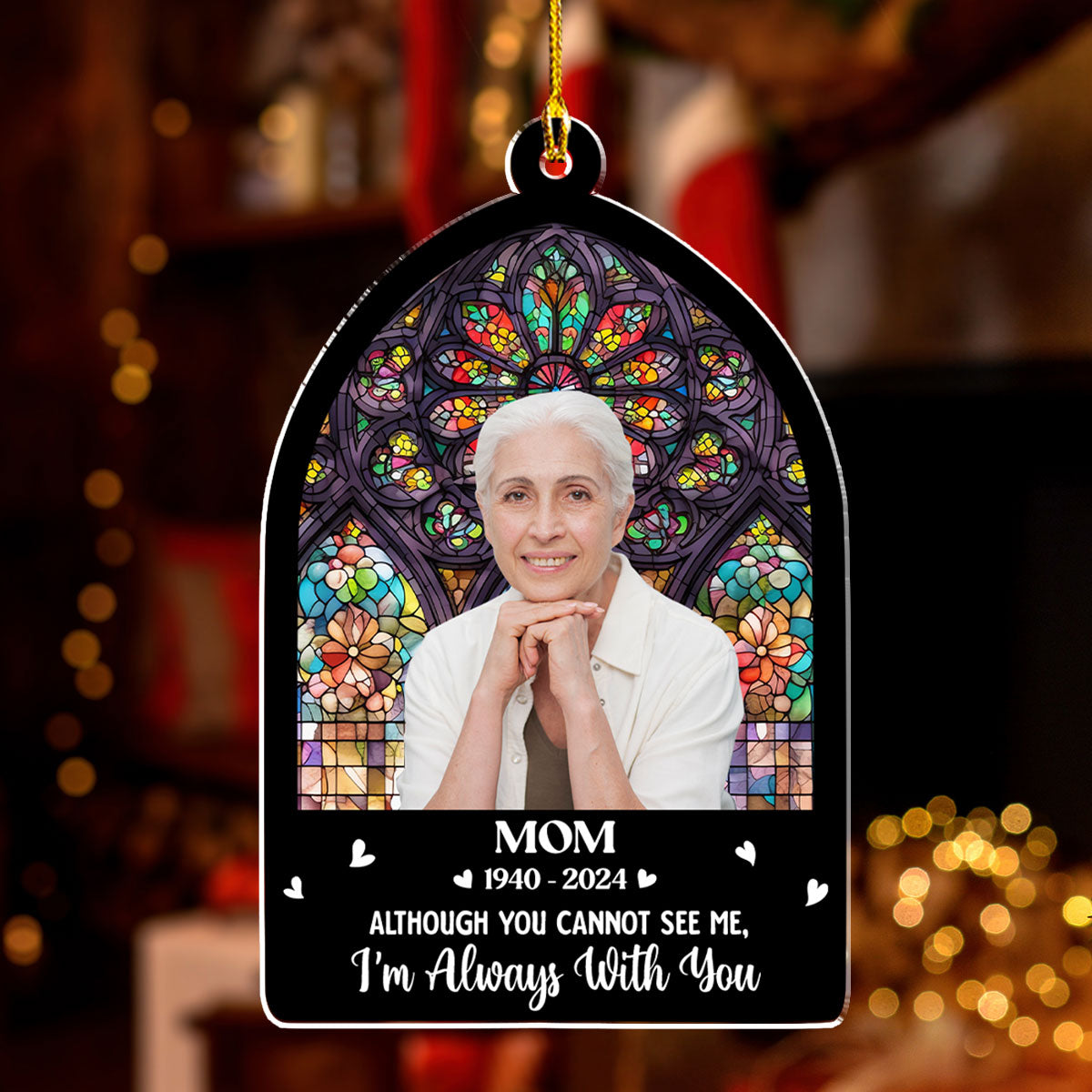 A Little Bit Of Heaven In Our Home - Personalized Custom Acrylic Ornament