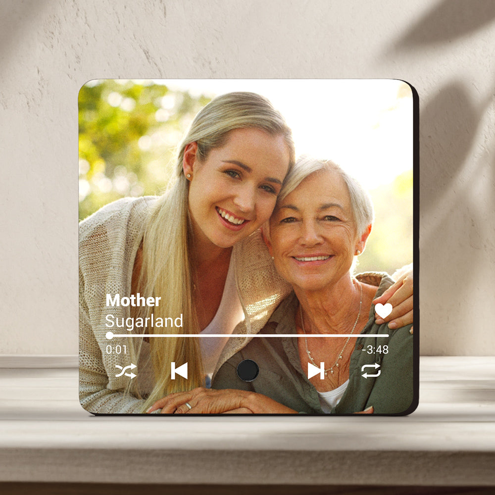 A Song For Mama - Personalized Custom Music Fridge Magnet