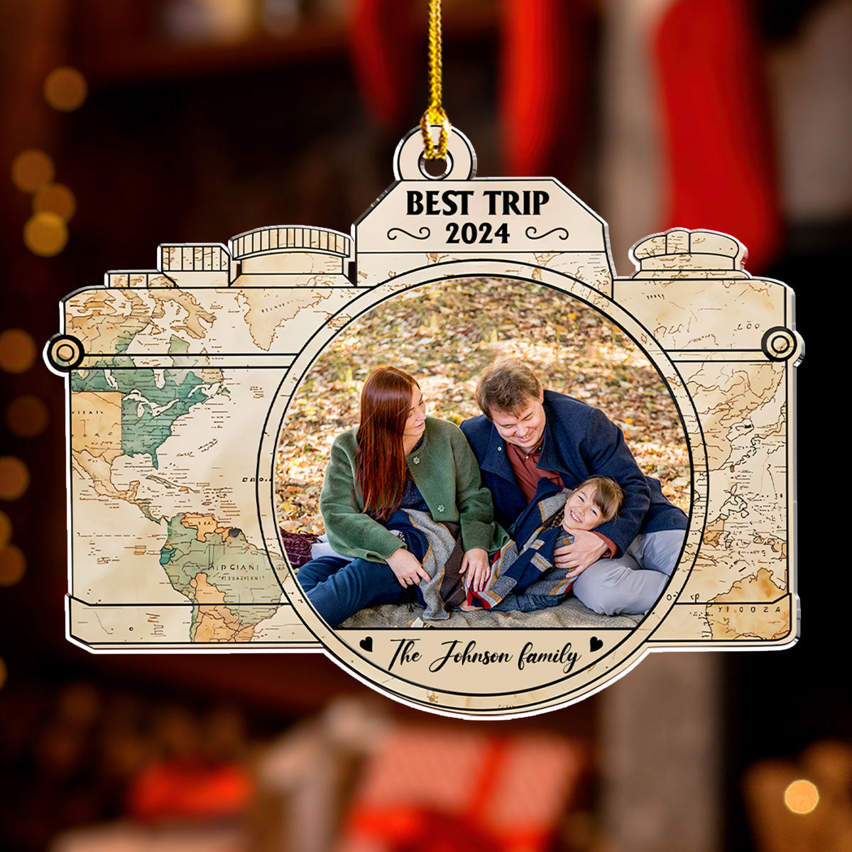 Adventure Ornament - Personalized Custom Acrylic Ornament