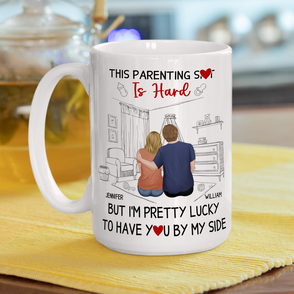 This Parenting Is Hard - Personalized Custom Coffee Mug