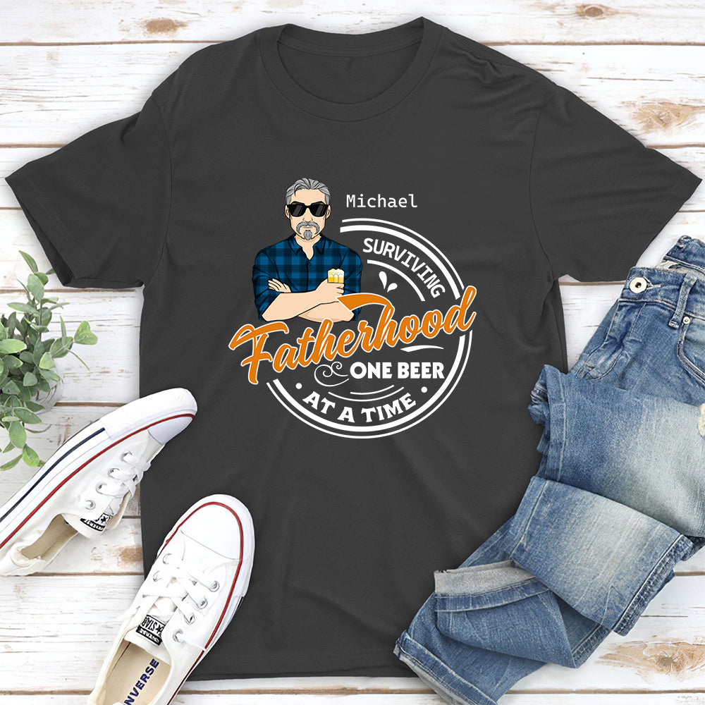 Surviving Fatherhood - Personalized Custom Shirt