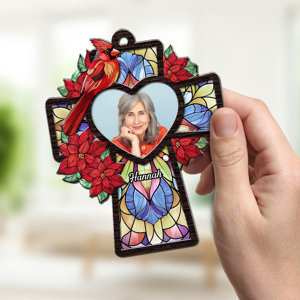 Always Beside You  - Personalized Custom Suncatcher