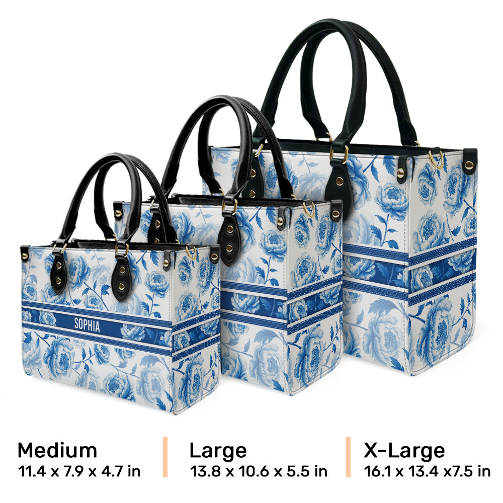 Flower Of Month - Personalized Custom Leather Bag