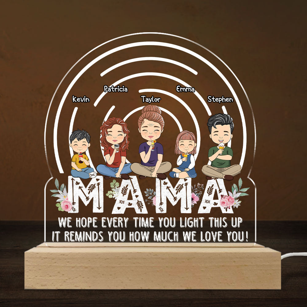 We Hope Every Time You Light This Up - Personalized Custom LED Light