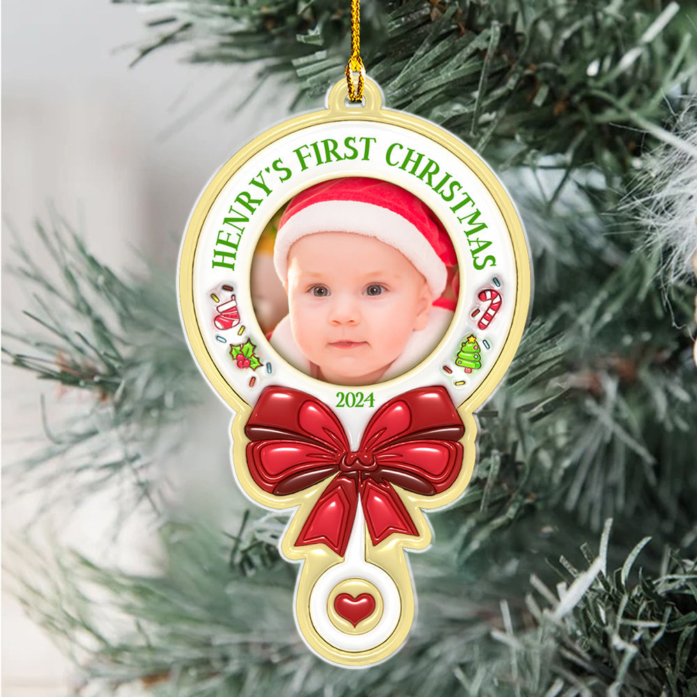 Lovely Baby - Personalized Custom 3D Inflated Effect Acrylic Ornament