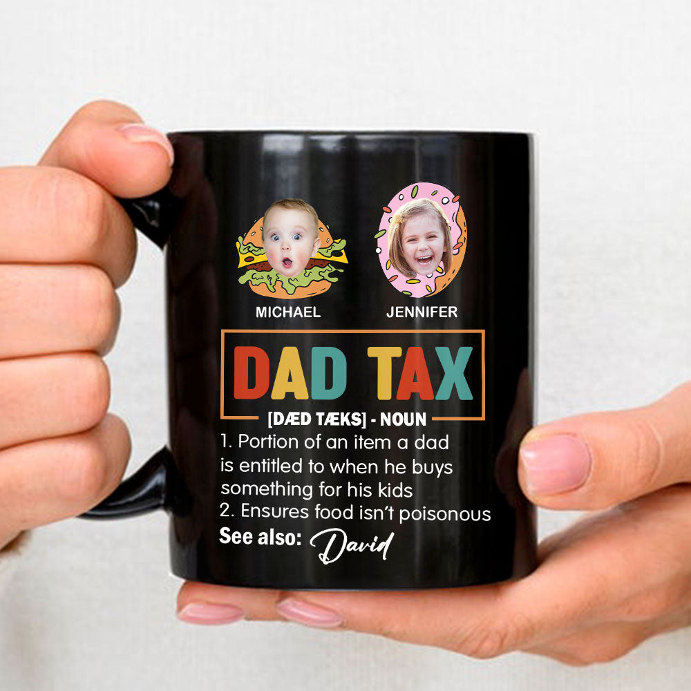 Dad Taste Test Definition - Personalized Custom Coffee Mug