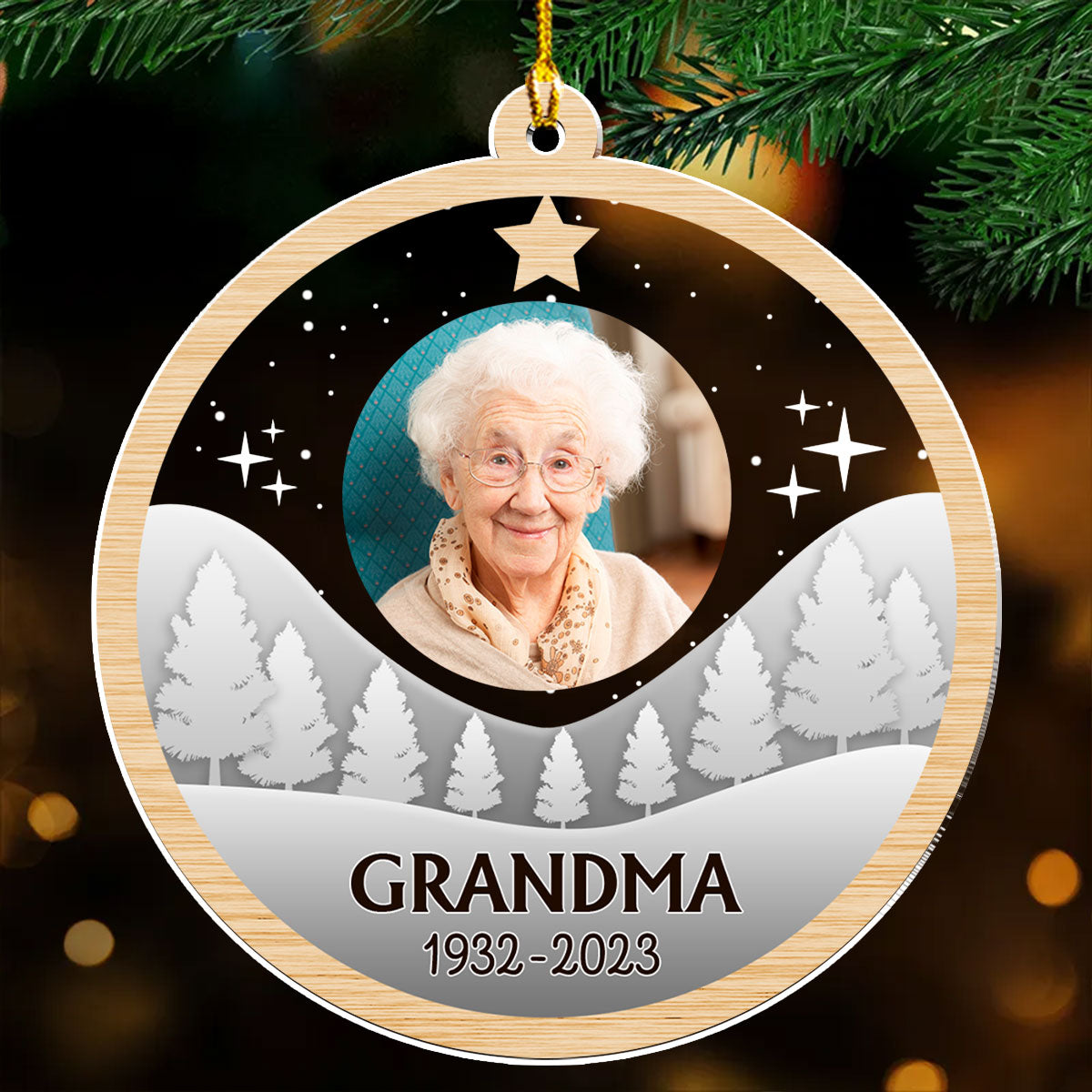 Thinking About You - Personalized Custom Acrylic Ornament