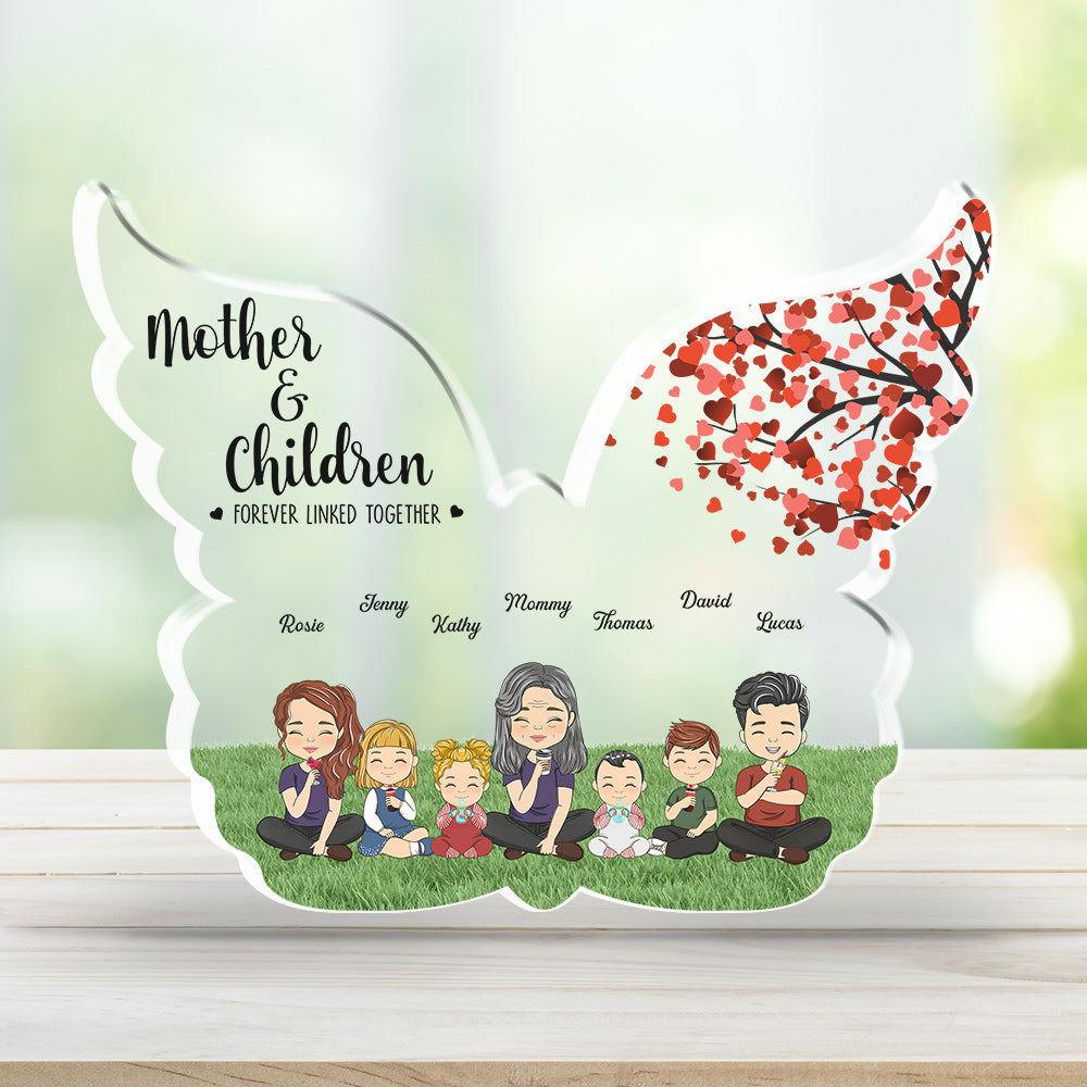 Forever Linked Together - Personalized Custom Acrylic Plaque