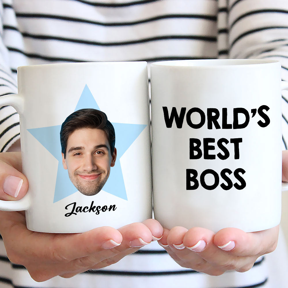 World Best Boss - Personalized Custom Coffee Mug