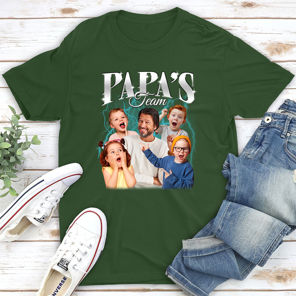 Team Of Daddy - Personalized Custom Shirt