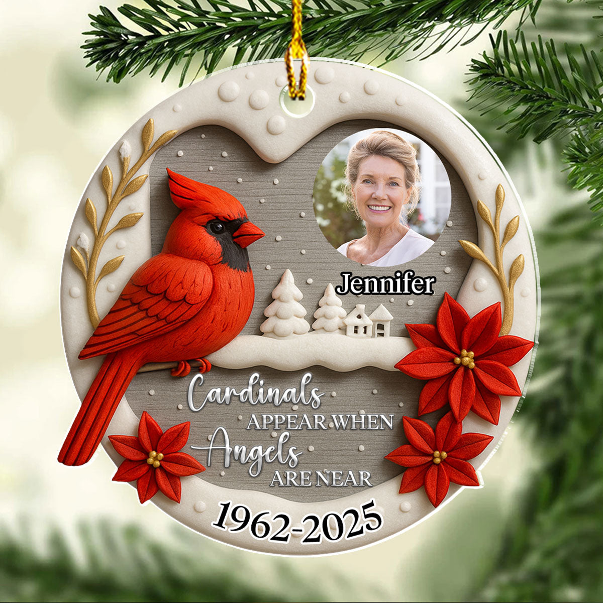 Always In My Mind - Personalized Custom Acrylic Ornament